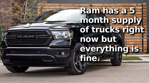 Millions of New Cars Sitting On US Dealer Lots Unsold and Media Tries to Spin It