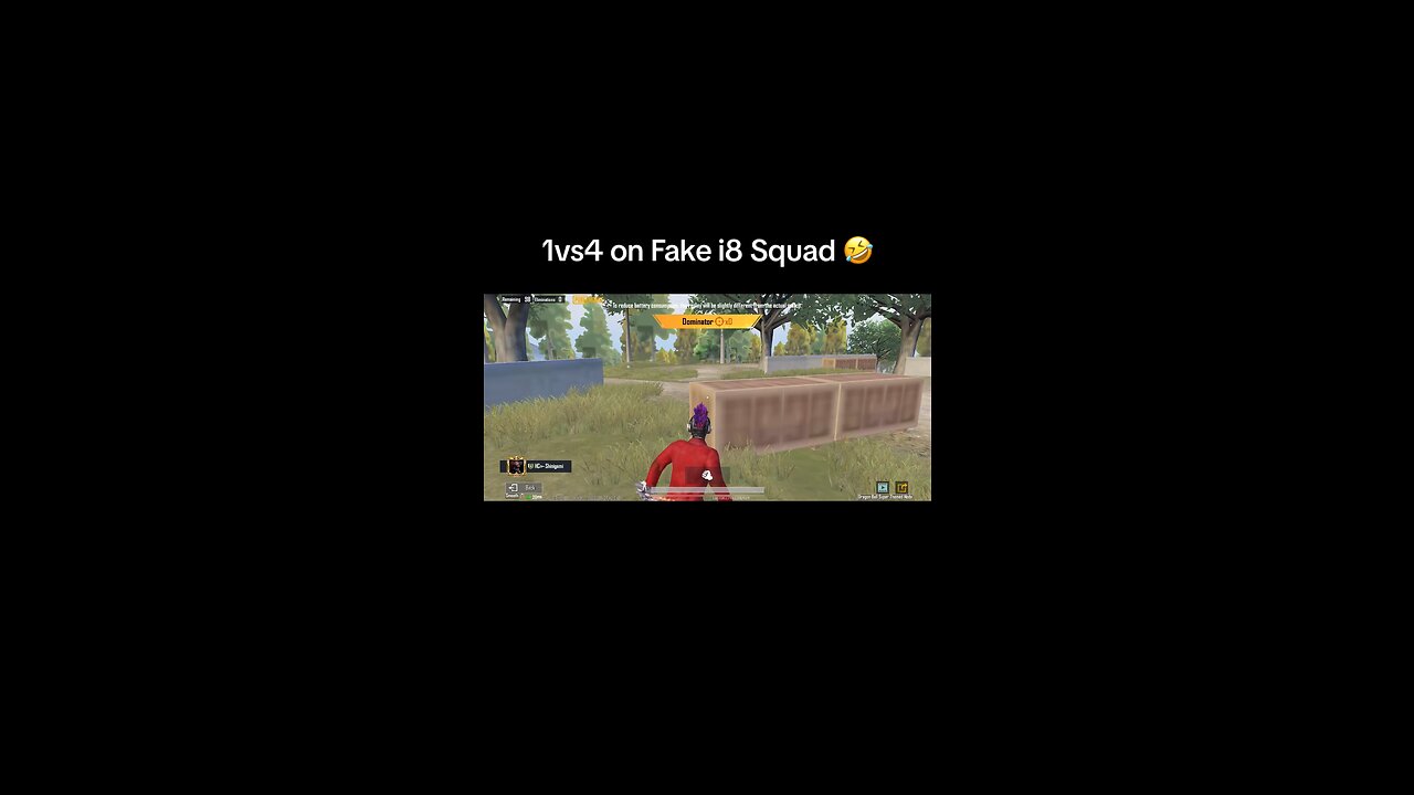 1vs4 on Fake i8 Squad