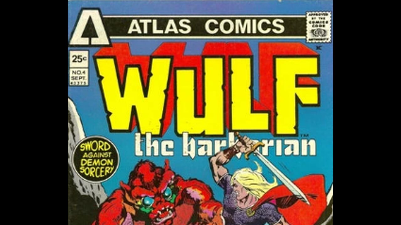 1974 WULF the Barbarian Atlas Comics Group