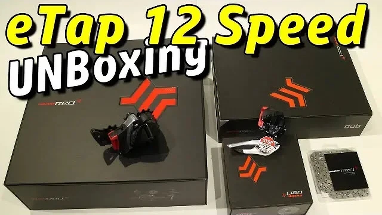 Unboxing the new Sram Red eTap AXS 12 Speed Groupset