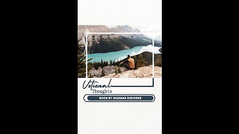 Votional Thoughts, by Ingimar DeRidder. Close Second - Matthew 6:14-15