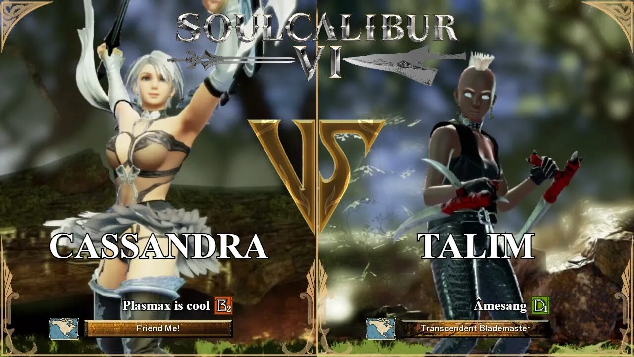 Cassandra (Plasmax is cool) VS Talim (Âmesang) (SoulCalibur™ VI: Online)