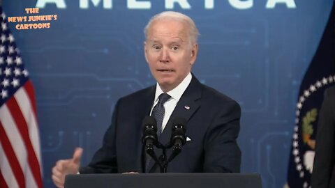 Biden: When your audience is your teleprompter.