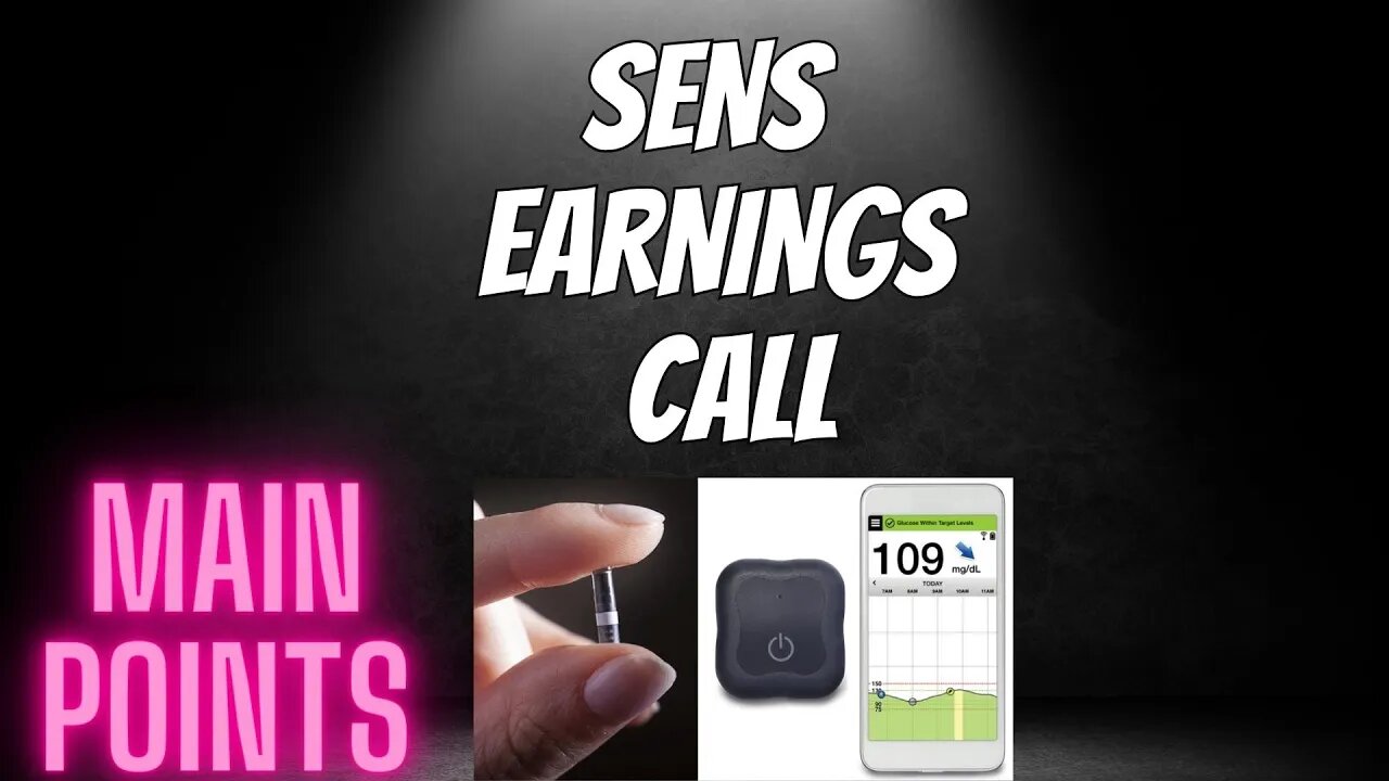 Senseonics Stock Earnings Call Consolidated-Sens Stock