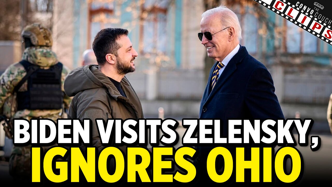 Biden Visits Elensky, Ignores Ohio, MSM Amps Propaganda Against Putin