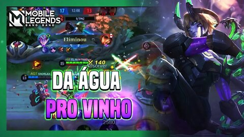 O HERÓI QUE FOI DA ÁGUA PRO VINHO EM UM BUFF | MLBB