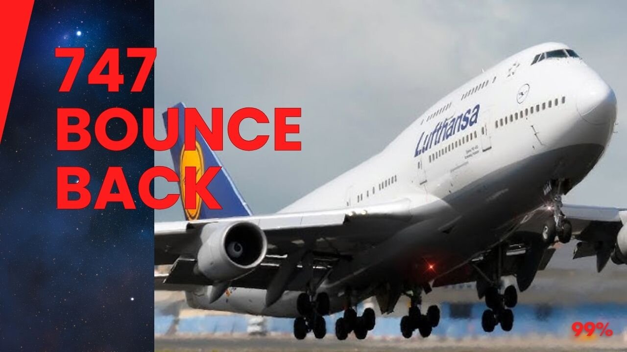 Watch: Lufthansa 747's Dramatic Double Bounce on Touchdown!