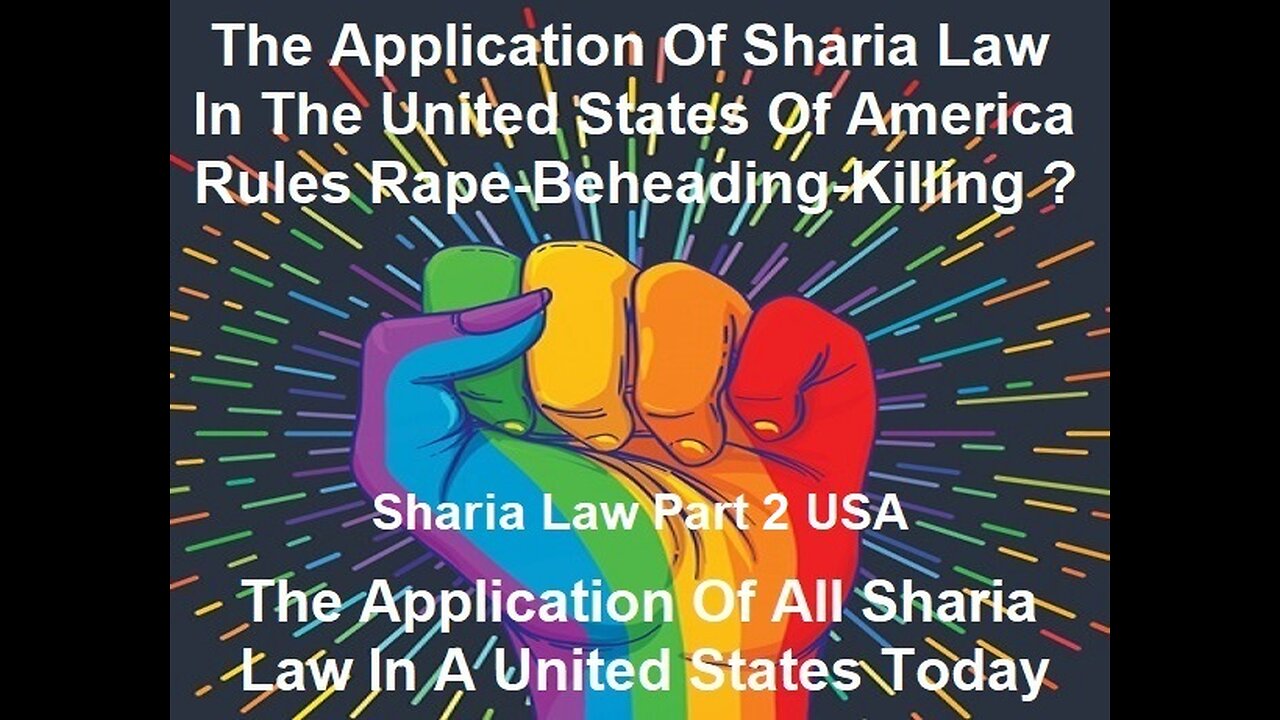 Sharia Law In The USA And Islamic State Sex Slave Victim Tells Of Months Of Abuse