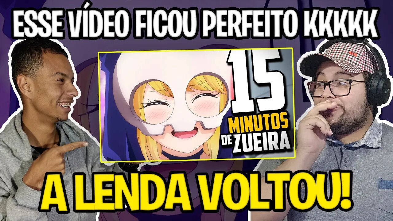 REACT 15 MINUTOS DE ZUEIRA ANIME | BEST MOMENTS 2022 (PARTE 3)