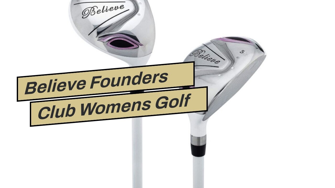 Believe Founders Club Womens Golf Set Purple Ladies Complete Left Handed Set