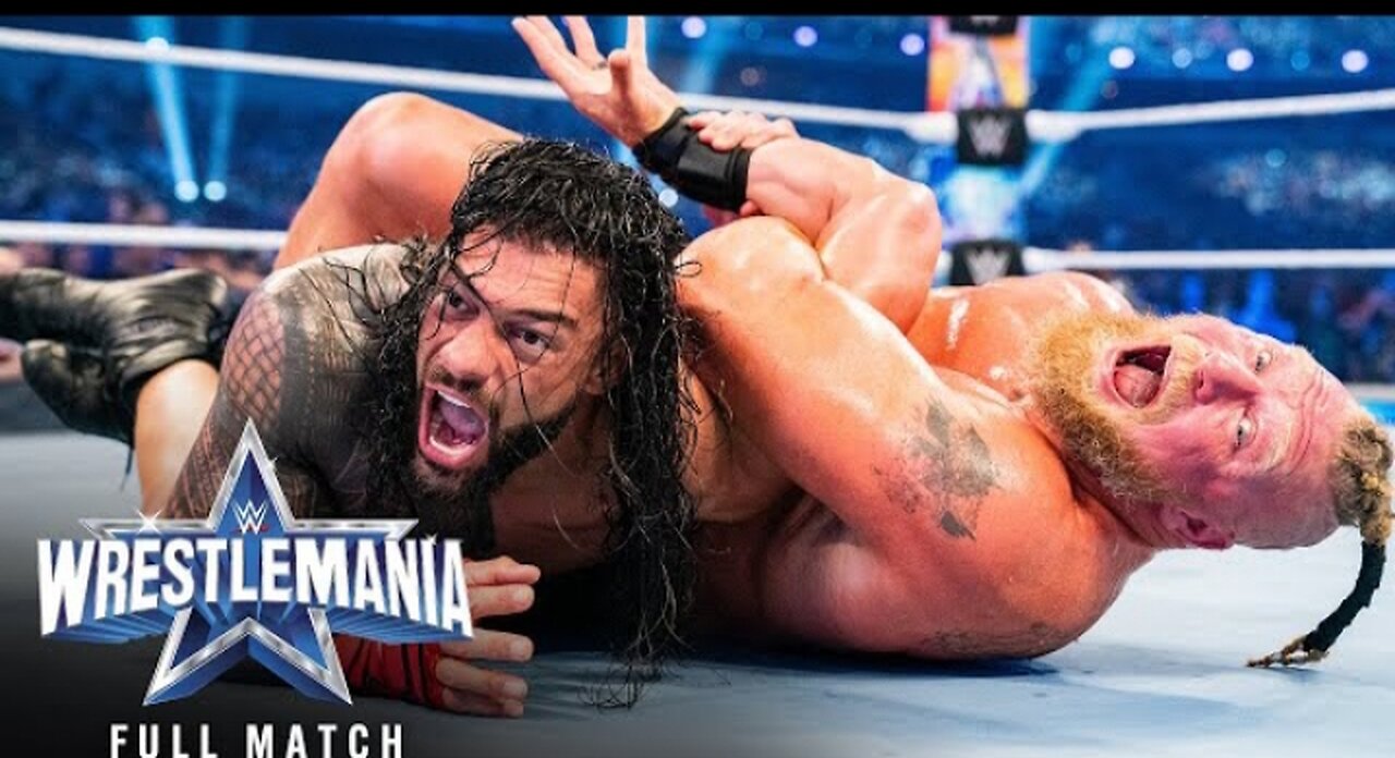 WWE FULL-MATCH-Brock-Lesnar-vs-Roman-Reigns