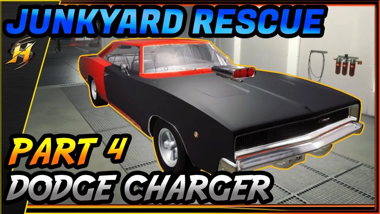 Car Mechanic Simulator 2018 - Dodge Charger - Junkyard Build Part 4