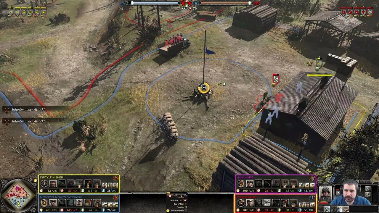 MoronPark MeowMeowWithWind, Dirty Finisher vs Heartless Jager, Shadics ARG || Company of Heroes 2