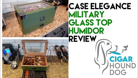 Case Elegance Military Glass Top Humidor Review