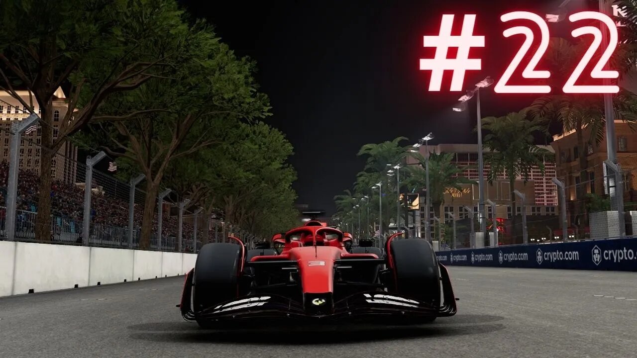 IT'S VEGAS BABY! F1 23 My Team Career Mode: Episode 22: Race 22/23