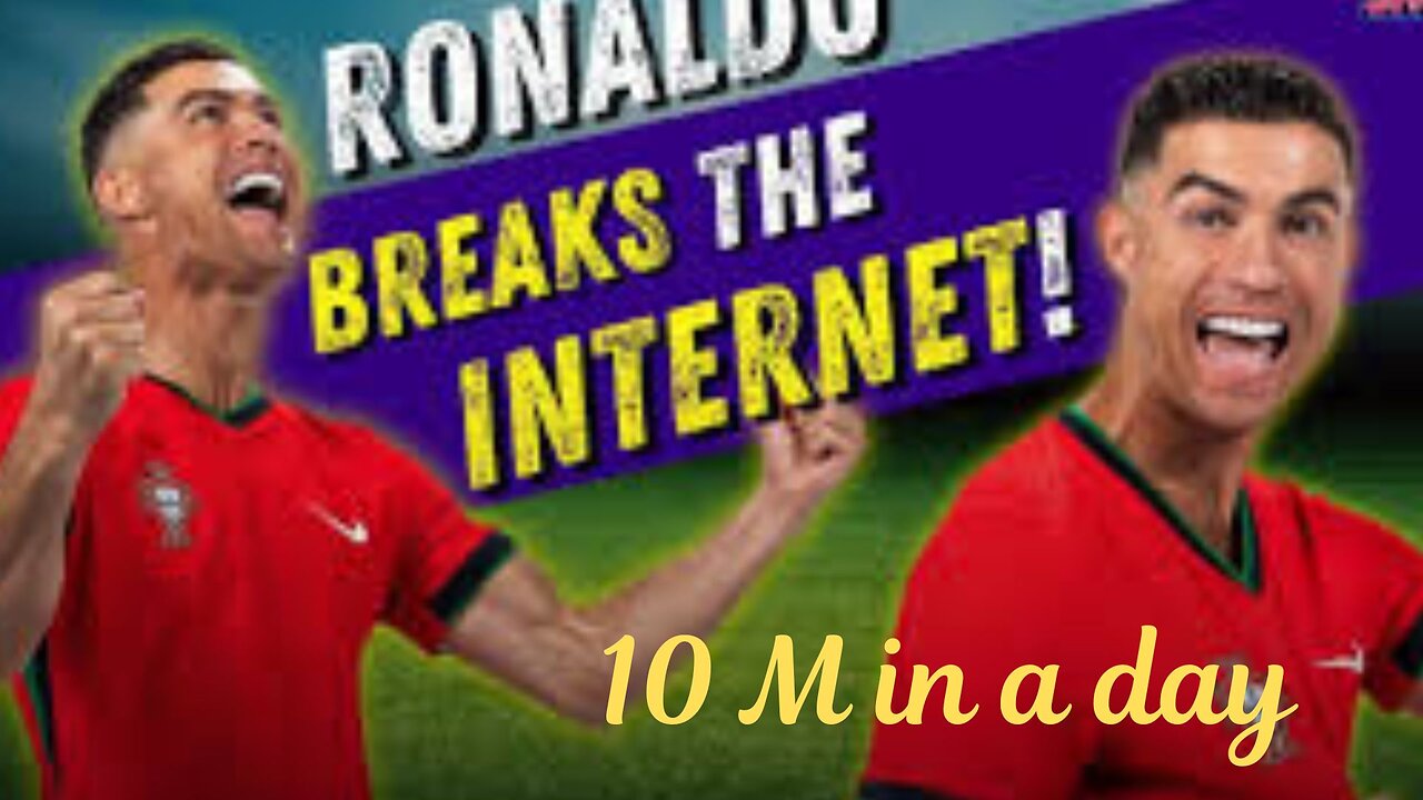 UR · Cristiano Ronaldo YOUTUBE CHANNEL : 10 Million Subscribers in a day