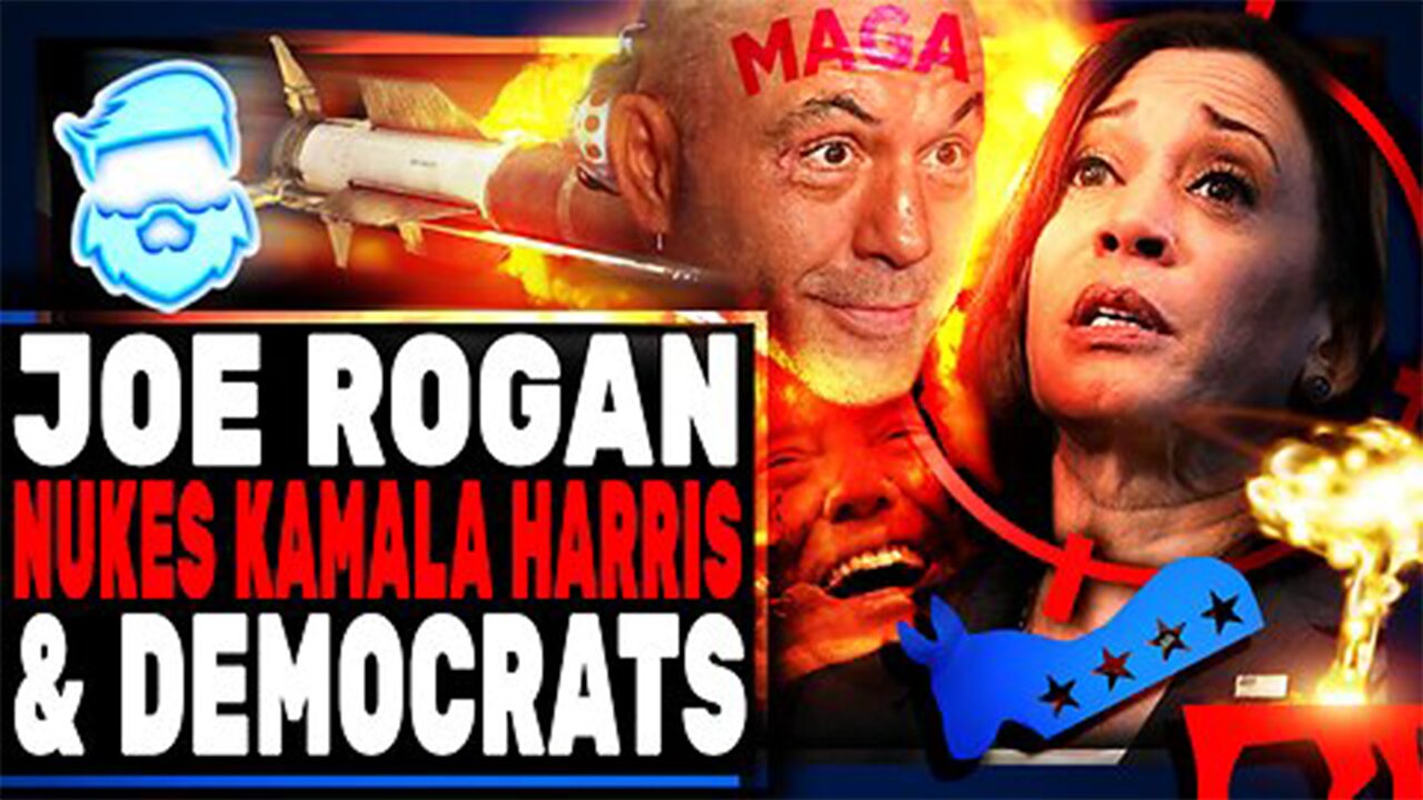 Joe Rogan TORCHES Woke Kamala Harris & Obama While Making HUGE REVEAL>