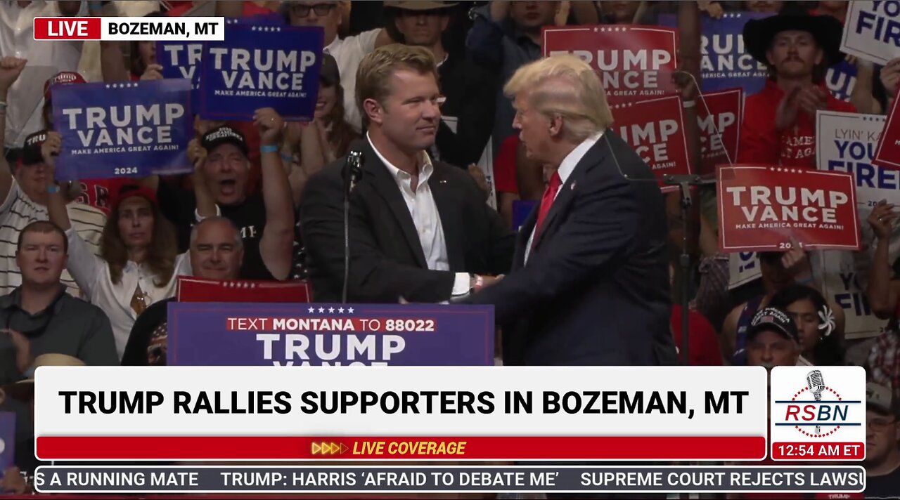 PRESIDENT TRUMP- THE BEST RALLY EVER!- BOZEMAN MT 8 9 2024