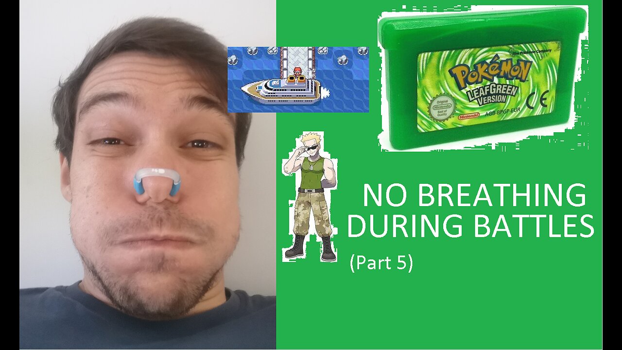 BREATHLESS BATTLES RUN (Part5) - POKEMON LEAFGREEN (NO SPEED-UPS) (ANIMATIONS ON)