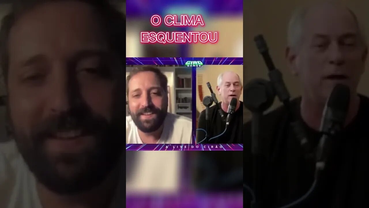 Ciro manda pescotapa em Gregório Duvivier