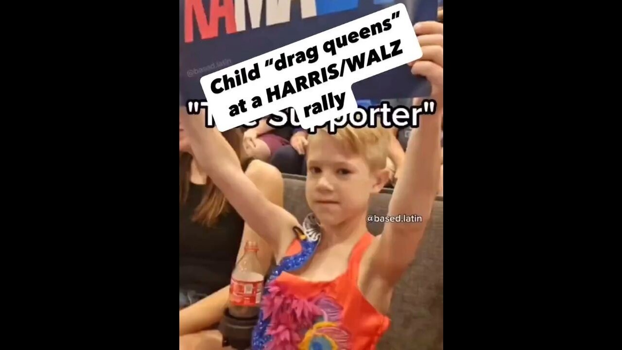 Meet The 6-Year-Old Drag Queen Who Is Showing Up To Harris/Walz Events