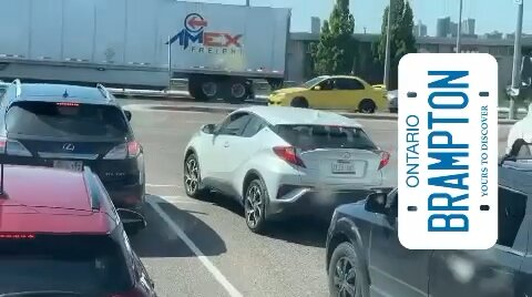 Illegal Left Turn In Brampton