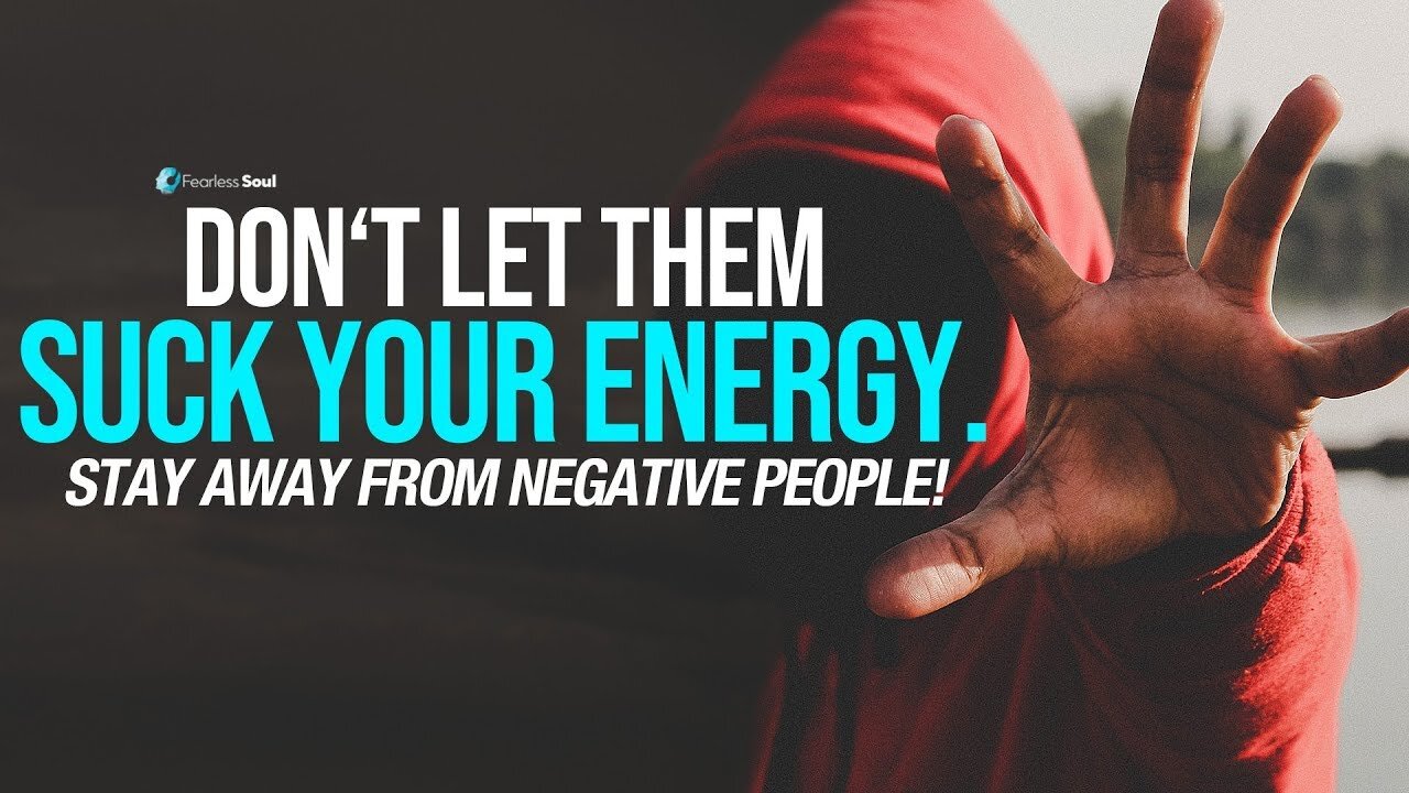 Stay Away From Negative people -They Have A problem For Every solution