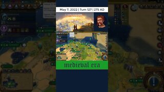 #oneturnadaychallenge #civ6 – Turn 127 - MANY DISCOVERIES! #shorts