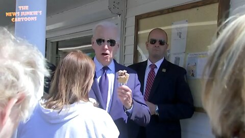 Reporter: 'What's your message to Republicans..?' Biden: 'Eat some chocolate chocolate chip'.