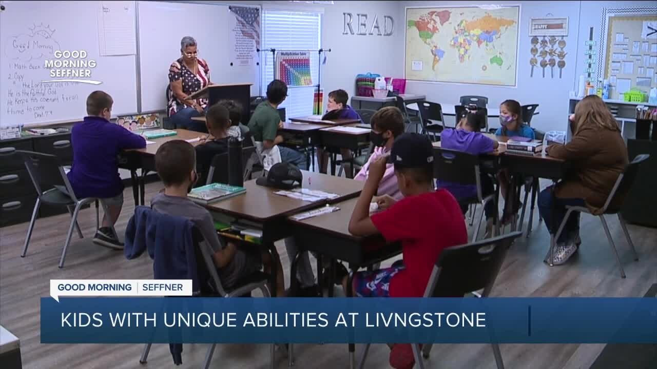 Kids with unique abilities at Livingstone