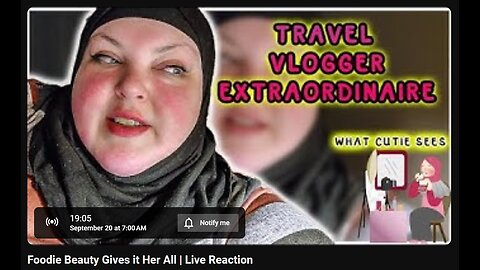 9-20-2024 The YouTube Underground "Foodie Beauty Gives it Her All" w/ live chat (starts at 18:00)