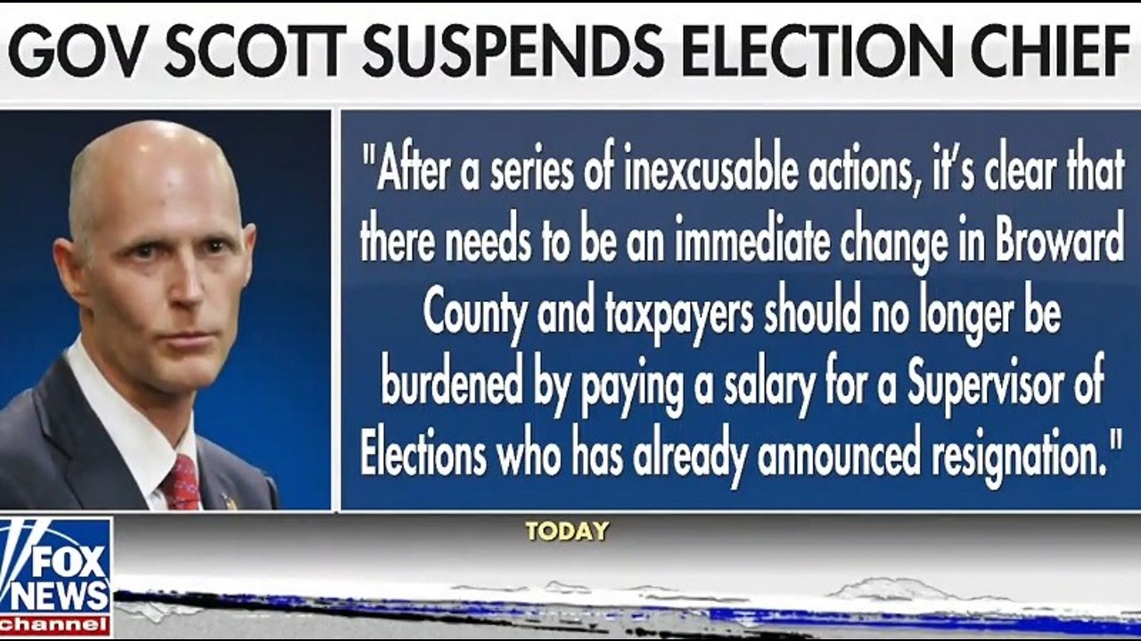 Broward elections supervisor Brenda Snipes suspended immediately