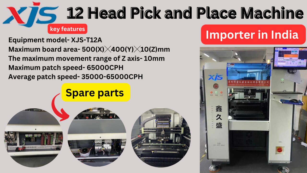 12 hwad pick and place machine manufacture in india