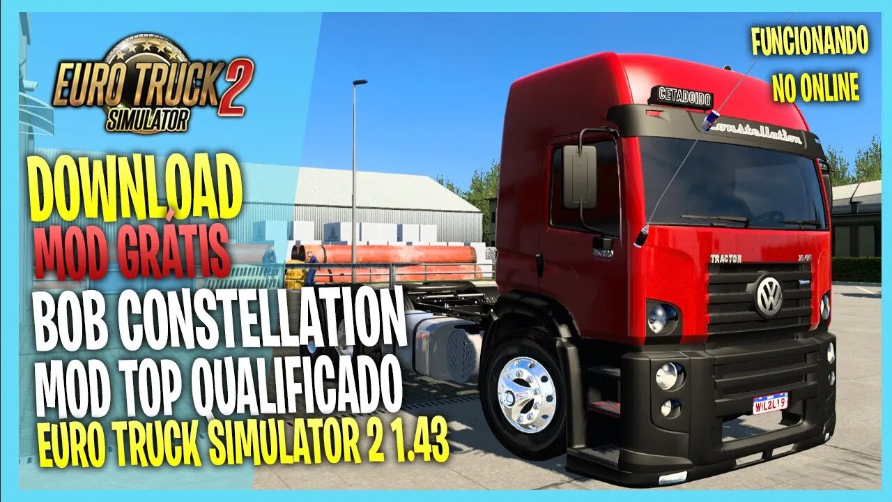 MOD GRÁTIS BOB CONSTELLATION PARA EURO TRUCK SIMULATOR 2 1.43 MODS ETS2 1.43