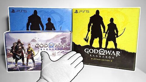 Unboxing GOD OF WAR RAGNARÖK Jötnar, DualSense, Press kit & Collector's Edition [PS5]