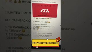 AVAX Cashback with AVAXPOOL | First 24 Hours #avaxpool