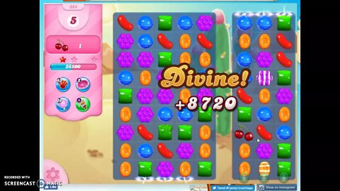 Candy Crush Level 684 Audio Talkthrough, 2 Stars 0 Boosters
