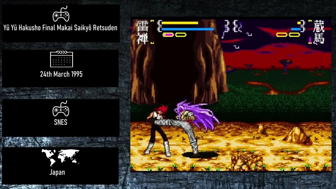 Console Fighting Games of 1995 - Yū Yū Hakusho Final Makai Saikyō Retsuden