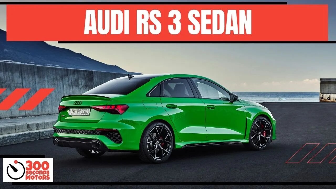 The new AUDI RS3 SEDAN unmatched sportiness suitable for everyday use