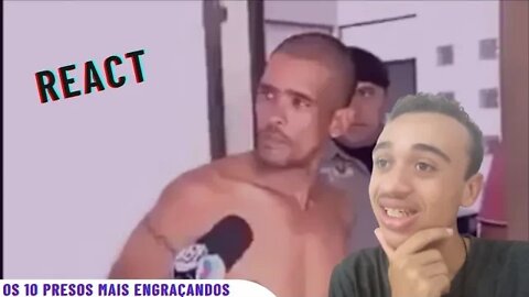 Reagindo Os 10 Presos Mais Engraçados- TENTE NÃO RIR - vídeos engraçados