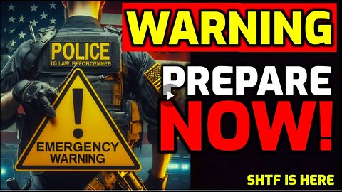 Emergency Alert! We Just Got An Urgent Warning from Law Enforcement