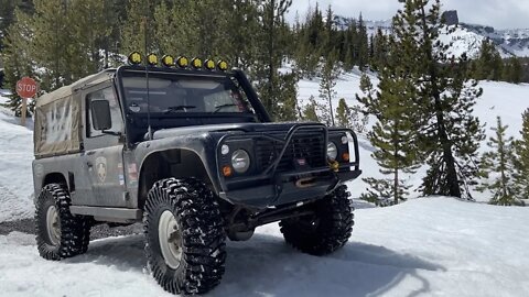 Snow wheelin' up to 6,500' elevation