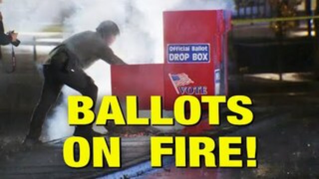 Ballot Dropboxes Set ON FIRE In Washington State! - 10/29/2024