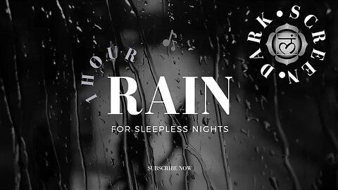 #RAIN SOUNDS | BLACKOUT SCREEN | SLEEPLESS NIGHT