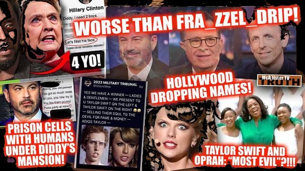 TAYLOR SWIFT=SATAN!? DIDDY: 30 LIVE PEOPLE IMPRISONED UNDERGROUND! WORSE THAN FD! ENDLESS LIST!