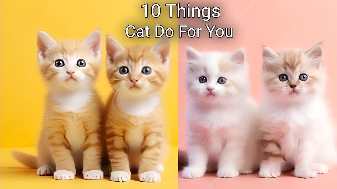 10 Things Your Cat Do For You part 1