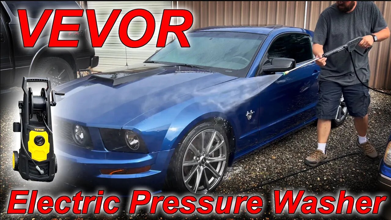 VEVOR Electric Pressure Washer, 2000 PSI, Power Washer, Quick Connect Nozzles, Foam Cannon REVIEW