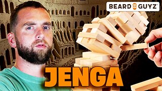 Giant Jenga Returns to the Barstool Office | Presented by Beard Guyz