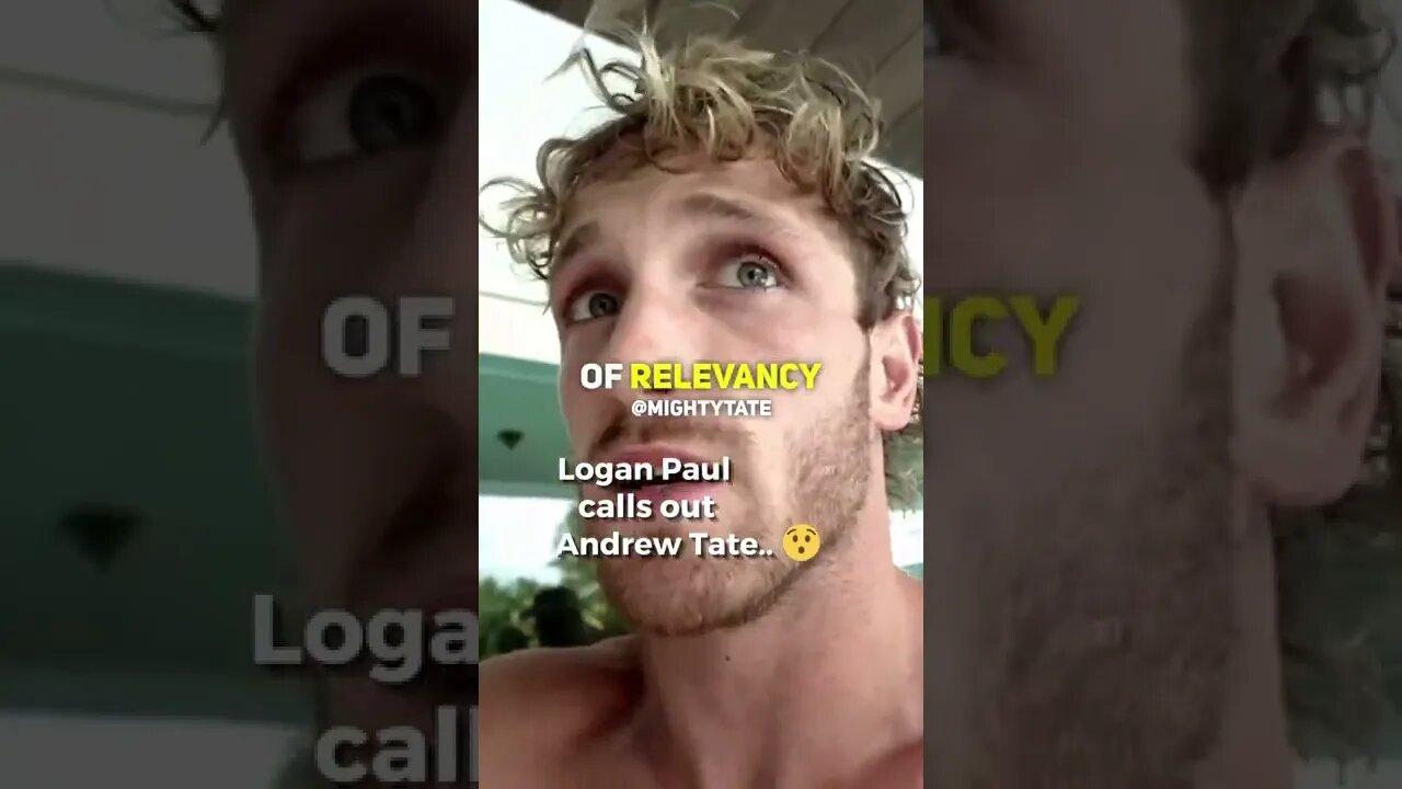 Logan Paul challenges Andrew Tate 😮