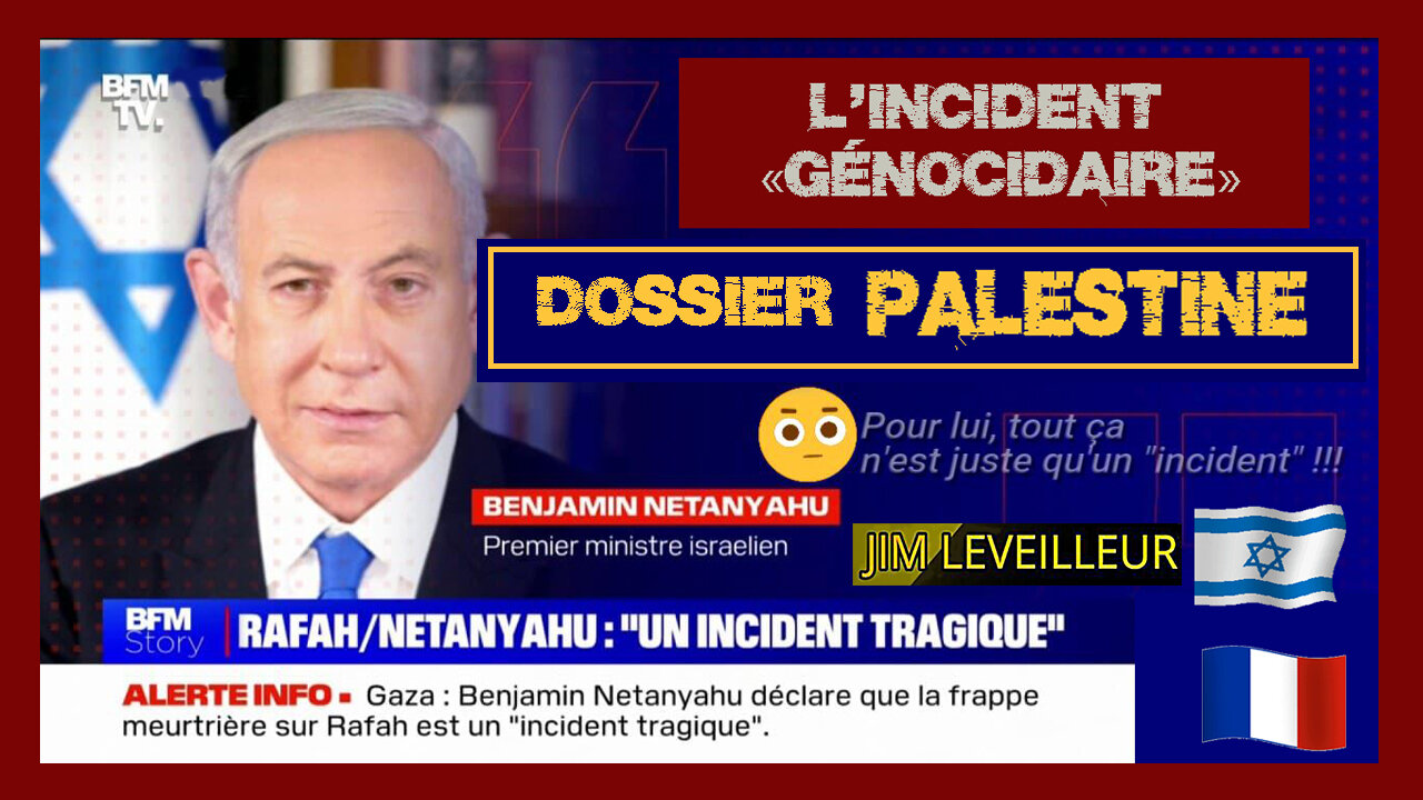 L' HORREUR du DOSSIER PALESTINE exposé par Jim LEVEILLEUR (Hd 1080) Voir descriptif